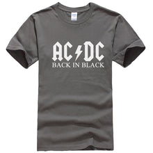 Load image into Gallery viewer, Summer Cotton Short Sleeve Tees AC DC Brand Men T-shirt Metal Rock Band AC/DC Printed T Shirt Male Hip Hop XS-2XL T133