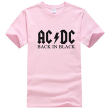 Load image into Gallery viewer, Summer Cotton Short Sleeve Tees AC DC Brand Men T-shirt Metal Rock Band AC/DC Printed T Shirt Male Hip Hop XS-2XL T133