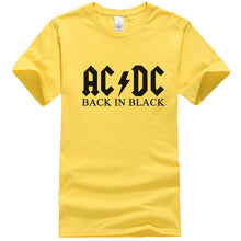 Load image into Gallery viewer, Summer Cotton Short Sleeve Tees AC DC Brand Men T-shirt Metal Rock Band AC/DC Printed T Shirt Male Hip Hop XS-2XL T133