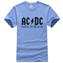 Load image into Gallery viewer, Summer Cotton Short Sleeve Tees AC DC Brand Men T-shirt Metal Rock Band AC/DC Printed T Shirt Male Hip Hop XS-2XL T133