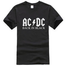 Load image into Gallery viewer, Summer Cotton Short Sleeve Tees AC DC Brand Men T-shirt Metal Rock Band AC/DC Printed T Shirt Male Hip Hop XS-2XL T133