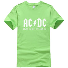 Load image into Gallery viewer, Summer Cotton Short Sleeve Tees AC DC Brand Men T-shirt Metal Rock Band AC/DC Printed T Shirt Male Hip Hop XS-2XL T133