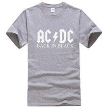 Load image into Gallery viewer, Summer Cotton Short Sleeve Tees AC DC Brand Men T-shirt Metal Rock Band AC/DC Printed T Shirt Male Hip Hop XS-2XL T133