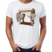 Load image into Gallery viewer, Men's T Shirt Coffin Dance Meme Dancing Pallbearers Abby Artwork Art Printed Tee funny basic Short-sleeved stay home or dance