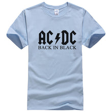 Load image into Gallery viewer, Summer Cotton Short Sleeve Tees AC DC Brand Men T-shirt Metal Rock Band AC/DC Printed T Shirt Male Hip Hop XS-2XL T133
