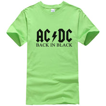 Load image into Gallery viewer, Summer Cotton Short Sleeve Tees AC DC Brand Men T-shirt Metal Rock Band AC/DC Printed T Shirt Male Hip Hop XS-2XL T133
