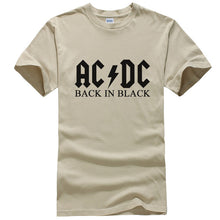 Load image into Gallery viewer, Summer Cotton Short Sleeve Tees AC DC Brand Men T-shirt Metal Rock Band AC/DC Printed T Shirt Male Hip Hop XS-2XL T133

