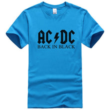Load image into Gallery viewer, Summer Cotton Short Sleeve Tees AC DC Brand Men T-shirt Metal Rock Band AC/DC Printed T Shirt Male Hip Hop XS-2XL T133
