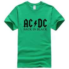 Load image into Gallery viewer, Summer Cotton Short Sleeve Tees AC DC Brand Men T-shirt Metal Rock Band AC/DC Printed T Shirt Male Hip Hop XS-2XL T133
