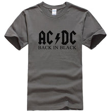 Load image into Gallery viewer, Summer Cotton Short Sleeve Tees AC DC Brand Men T-shirt Metal Rock Band AC/DC Printed T Shirt Male Hip Hop XS-2XL T133
