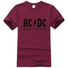 Load image into Gallery viewer, Summer Cotton Short Sleeve Tees AC DC Brand Men T-shirt Metal Rock Band AC/DC Printed T Shirt Male Hip Hop XS-2XL T133

