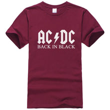 Load image into Gallery viewer, Summer Cotton Short Sleeve Tees AC DC Brand Men T-shirt Metal Rock Band AC/DC Printed T Shirt Male Hip Hop XS-2XL T133
