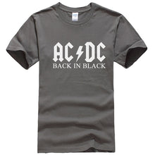 Load image into Gallery viewer, Summer Cotton Short Sleeve Tees AC DC Brand Men T-shirt Metal Rock Band AC/DC Printed T Shirt Male Hip Hop XS-2XL T133
