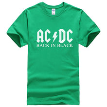 Load image into Gallery viewer, Summer Cotton Short Sleeve Tees AC DC Brand Men T-shirt Metal Rock Band AC/DC Printed T Shirt Male Hip Hop XS-2XL T133
