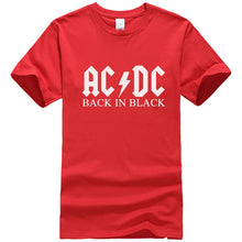 Load image into Gallery viewer, Summer Cotton Short Sleeve Tees AC DC Brand Men T-shirt Metal Rock Band AC/DC Printed T Shirt Male Hip Hop XS-2XL T133
