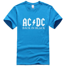 Load image into Gallery viewer, Summer Cotton Short Sleeve Tees AC DC Brand Men T-shirt Metal Rock Band AC/DC Printed T Shirt Male Hip Hop XS-2XL T133
