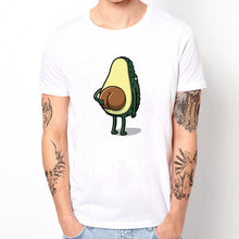 Load image into Gallery viewer, Harajuku Hip Hop Style Men White T-shirt Creative Funny Avocado Ass Graphic Tee Summer Casual Comfortable O-neck Tshirt Men
