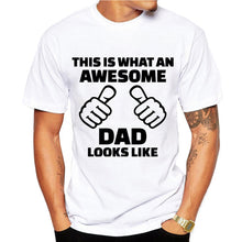 Load image into Gallery viewer, Super dad T Shirts Men Tops Casual Model Father's Day Tshirt Short Sleeve Funny papa Dady Gift T-shirt  Shirt Homme

