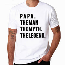 Load image into Gallery viewer, Super dad T Shirts Men Tops Casual Model Father's Day Tshirt Short Sleeve Funny papa Dady Gift T-shirt  Shirt Homme
