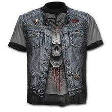 Load image into Gallery viewer, 2020 Summer New Men's T-shirt 3D Skull &amp; Poker Fashion Short-sleeved Tops Street Round Neck T-shirt Unisex Casual T-shirt
