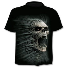 Load image into Gallery viewer, 2020 Summer New Men's T-shirt 3D Skull &amp; Poker Fashion Short-sleeved Tops Street Round Neck T-shirt Unisex Casual T-shirt
